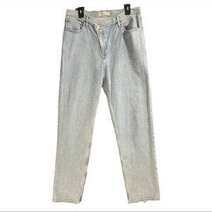 Abercrombie 90s Y2K Ultra High Rise Jeans Womens 32 Light Wash 2000s